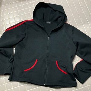 Vintage Sport Jacket with Red Accents